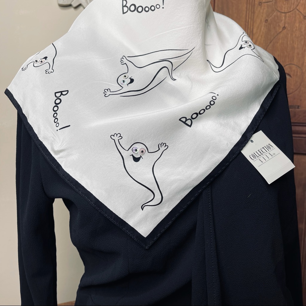 Elaine Gold 100 Silk Boo Scarf